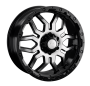 Легковой диск LS 1285 7,5x17 6x139,7 ET38 67,1 BKS+BZSL